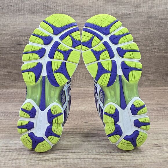 Asics Gel Nimbus 14 Limited Edition Women's Size 8 Purple Neon Yellow Sneakers - Picture 8 of 9